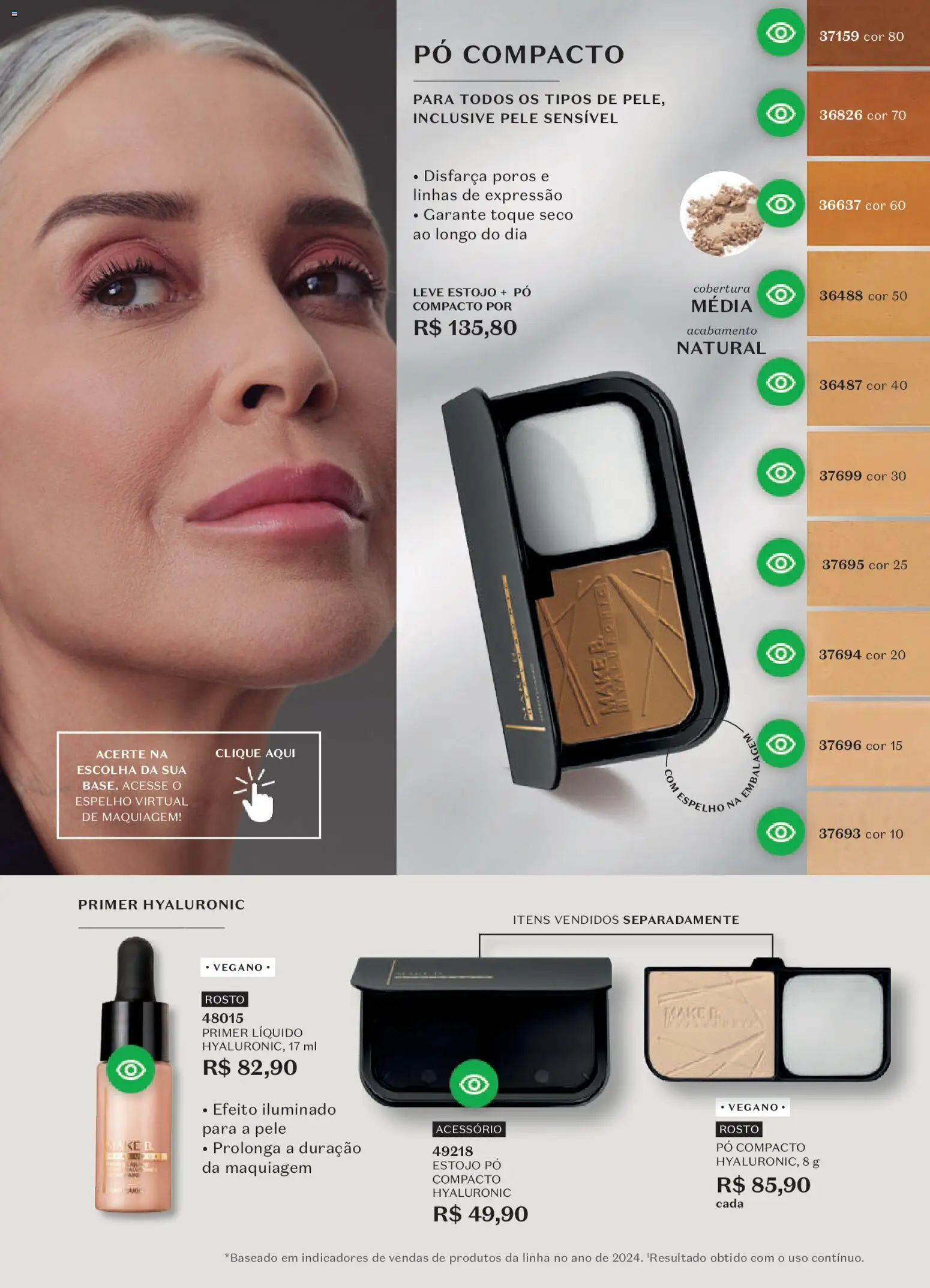 O Boticário Folheto - válido de 23.03.2026 | Página: 120 | Produtos: Pó compacto, Pó, Espelho, Primer