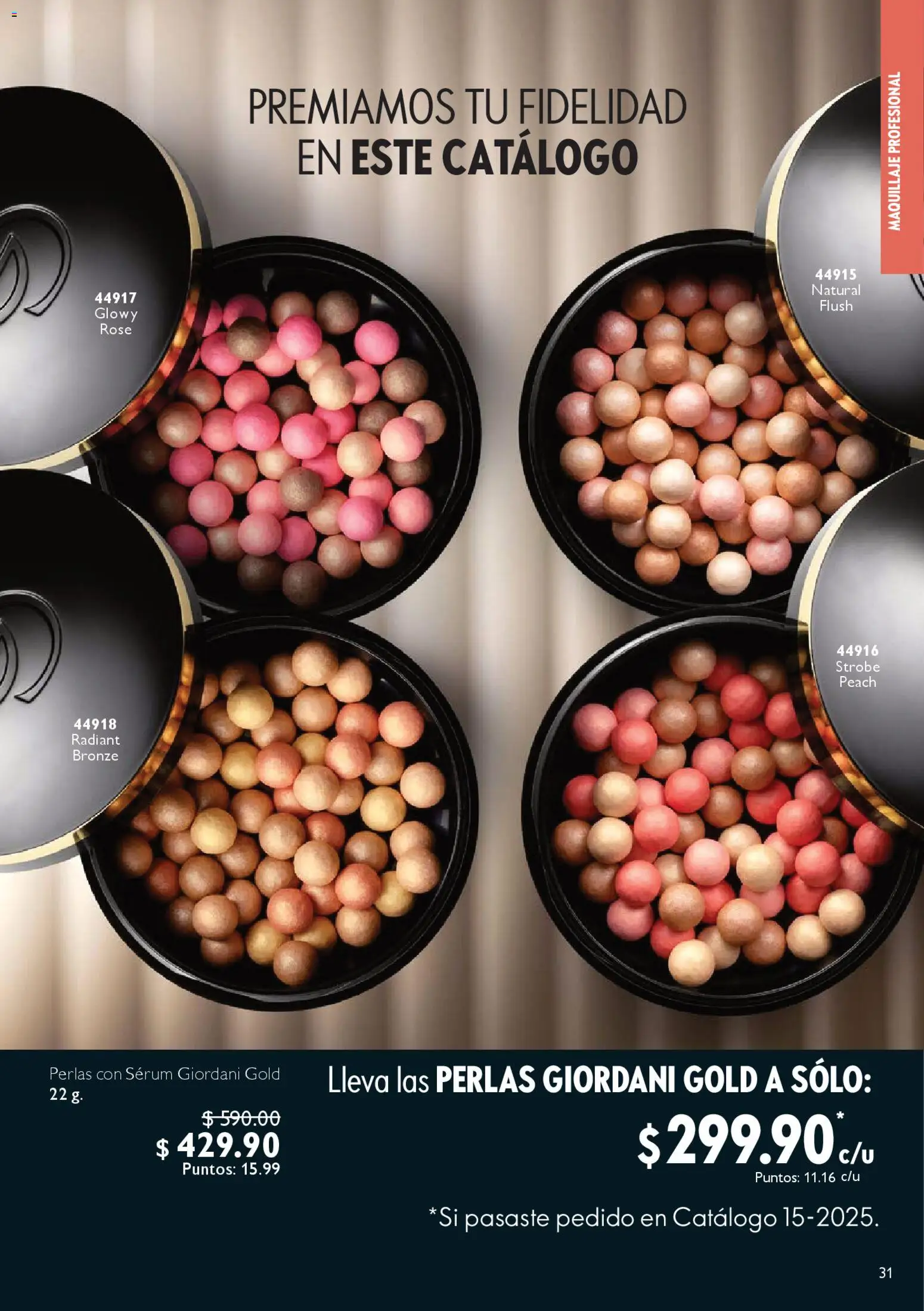 Nuevas ofertas de Oriflame válidas en toda la República Mexicana desde el 22.11.2025. ¡Encuentra las mejores ofertas en Oriflame Black Friday! | Página: 31 | Productos: Serum, Maquillaje