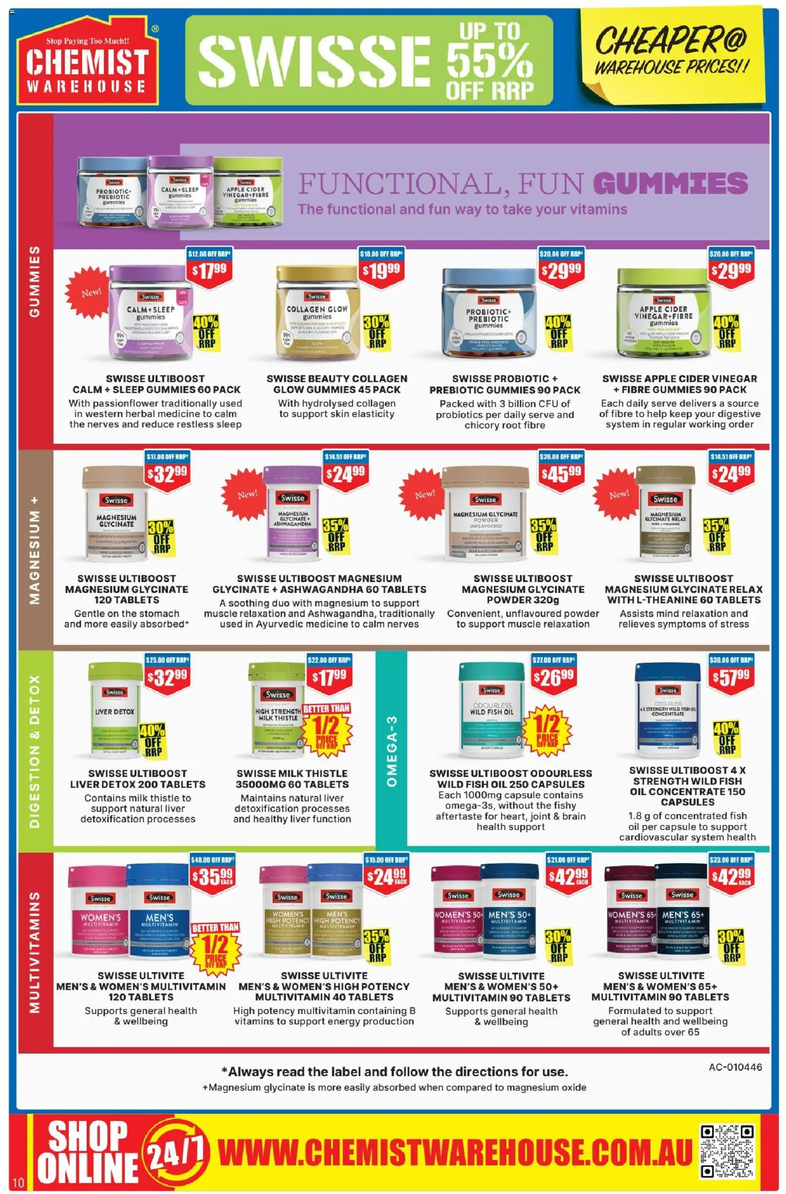 Chemist Warehouse catalogue - valid from 23.04.2026 | Page: 10 | Products: Powder, Salt, Multivitamin, Tablets
