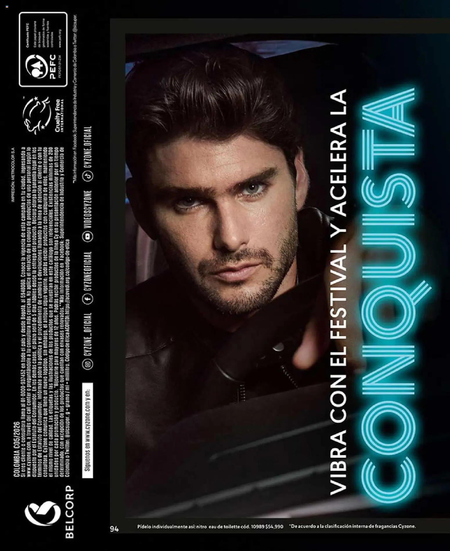 CyZone revista - valida desde el 01.05.2026 | Página: 106 | Productos: Sobre, Eau de toilette