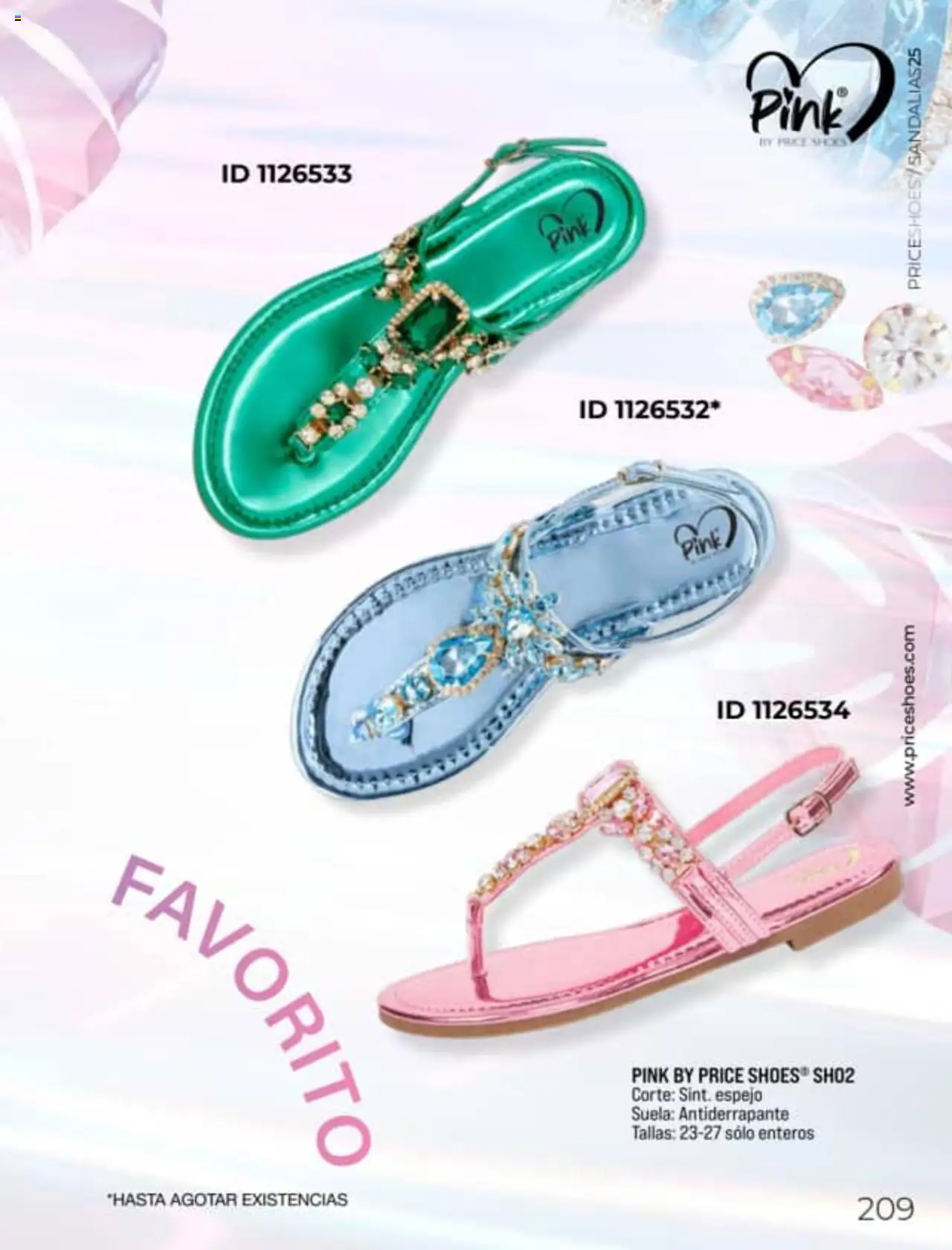 Nuevas ofertas de Price Shoes válidas en toda la República Mexicana desde el 27.01.2025. ¡Encuentra las mejores ofertas en Price Shoes catálogo Sandalias! | Página: 209 | Productos: Espejo