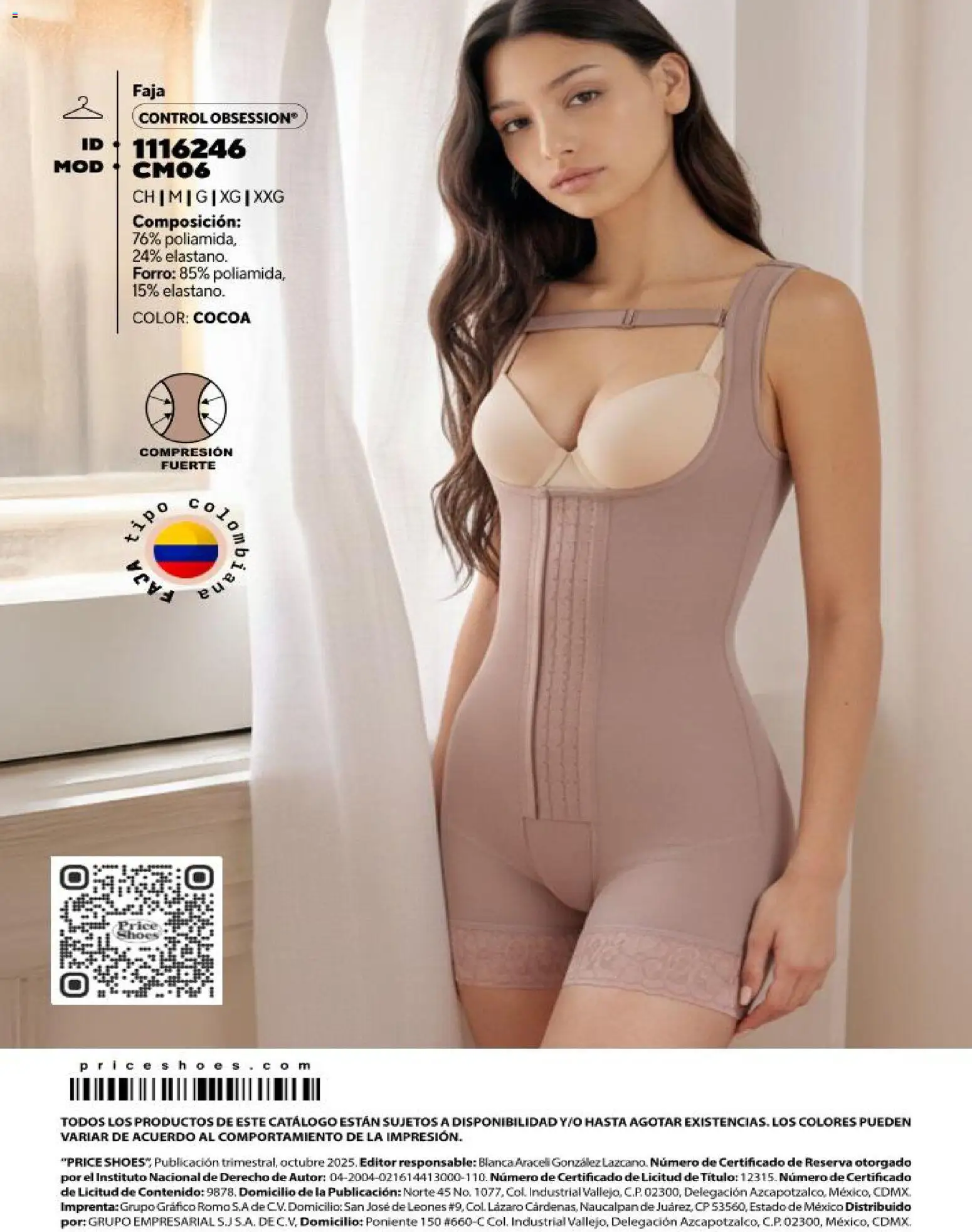 Nuevas ofertas de Price Shoes válidas en toda la República Mexicana desde el 12.11.2025. ¡Encuentra las mejores ofertas en Price Shoes catálogo Fajas Aco otoño/invierno! | Página: 7 | Productos: Faja