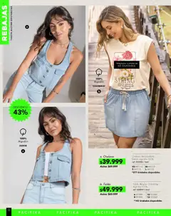 Pacifika - Campaña 17 / 2025 -  Vista previa de la revista de la tienda Pacifika valido desde el 25.09.2025 | Página: 220 | Productos: Algodón, Falda, Chaleco