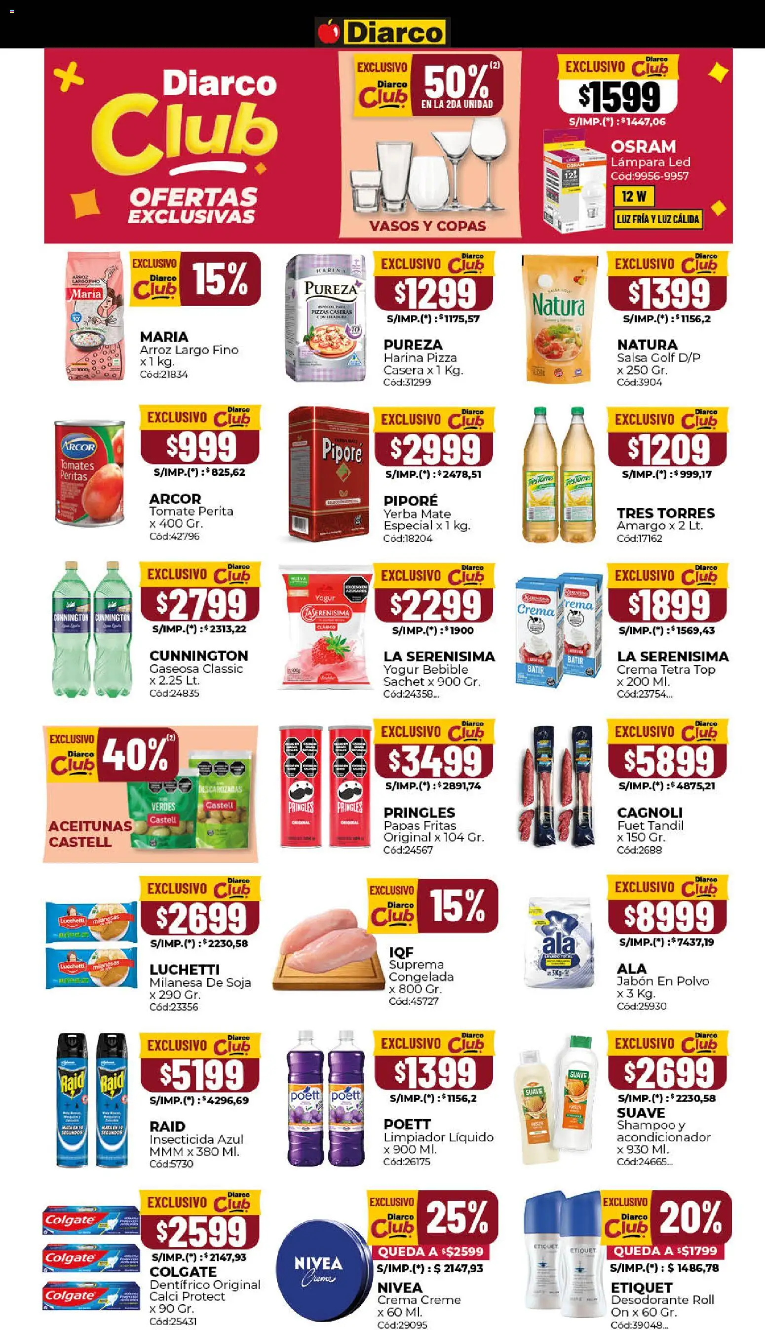 Diarco ofertas │ válido desde el 19.01.2026 | Página: 9 | Productos: Top, Insecticida, Shampoo, Acondicionador