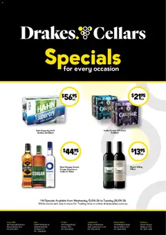 Preview of Drakes catalogue Cellars - valid from 15.04.2026