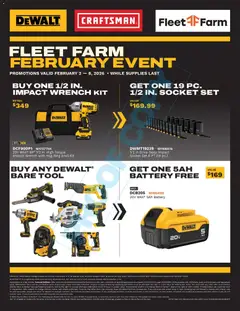 Preview of Mills Fleet Farm weekly ads valid from 02.02.2026