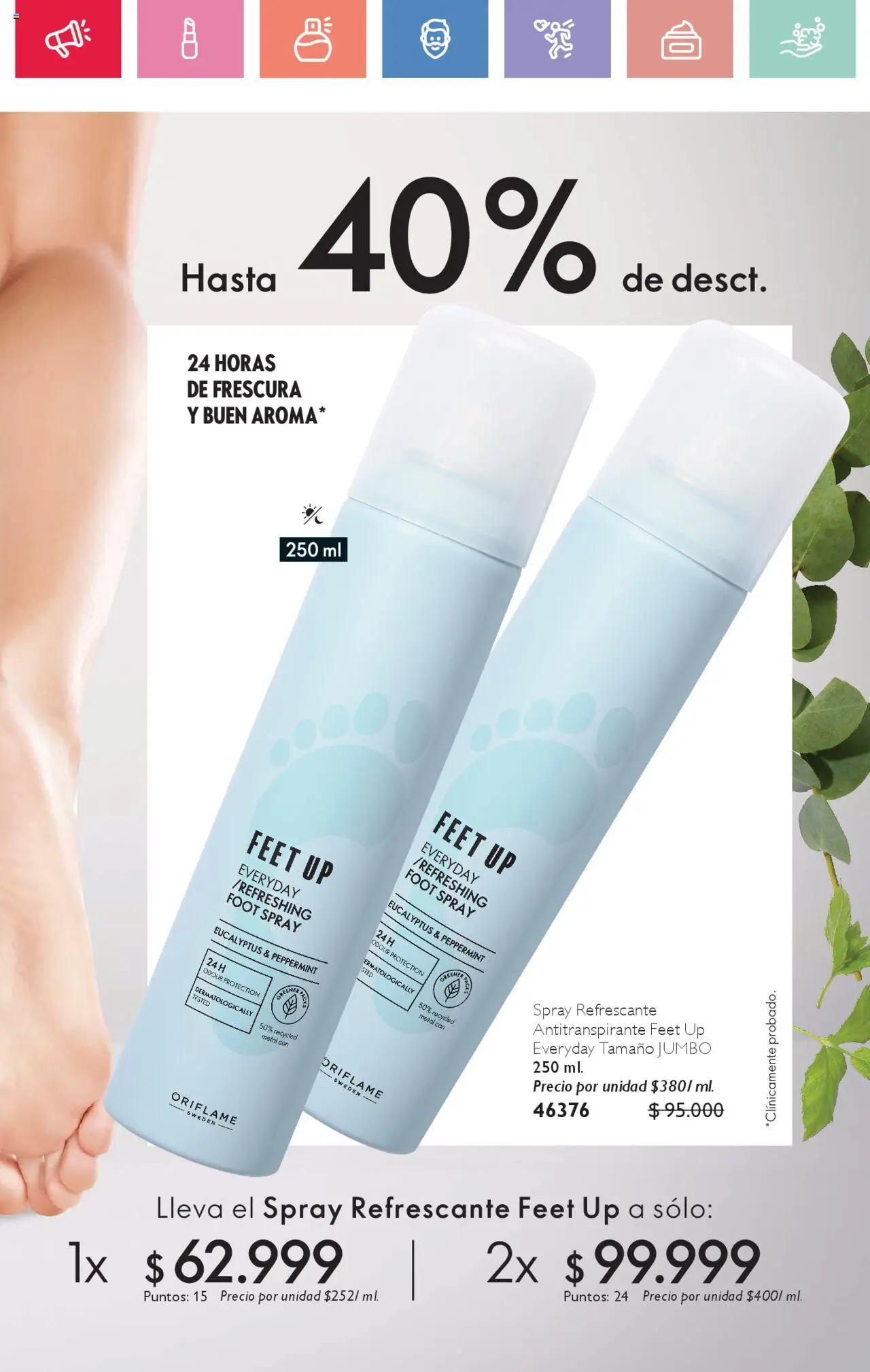 Oriflame revista - valida desde el 02.08.2025 | Página: 27 | Productos: Antitranspirante