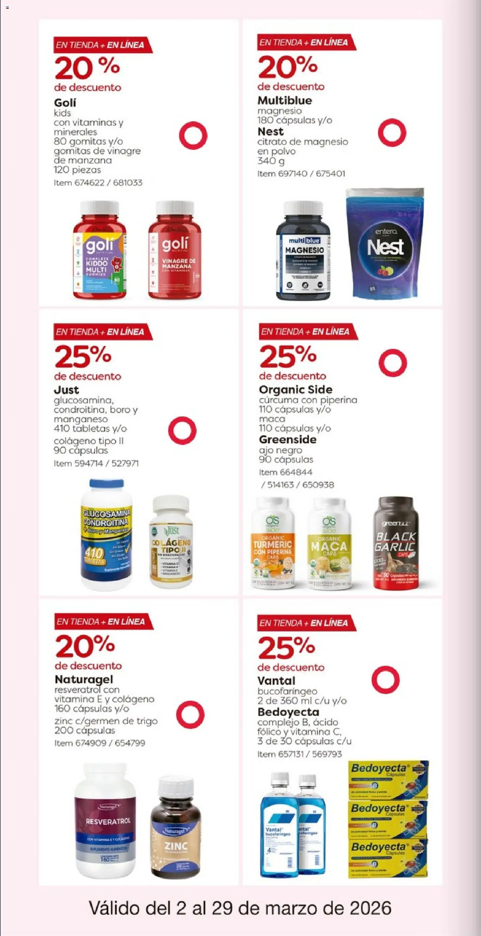 Nuevas ofertas de Costco válidas en toda la República Mexicana desde el 02.03.2026. ¡Encuentra las mejores ofertas en Costco catálogo! | Página: 34 | Productos: Ajo, Manzana, Cúrcuma, Gomitas