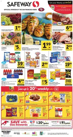Preview of Safeway weekly ads valid from 28.11.2025