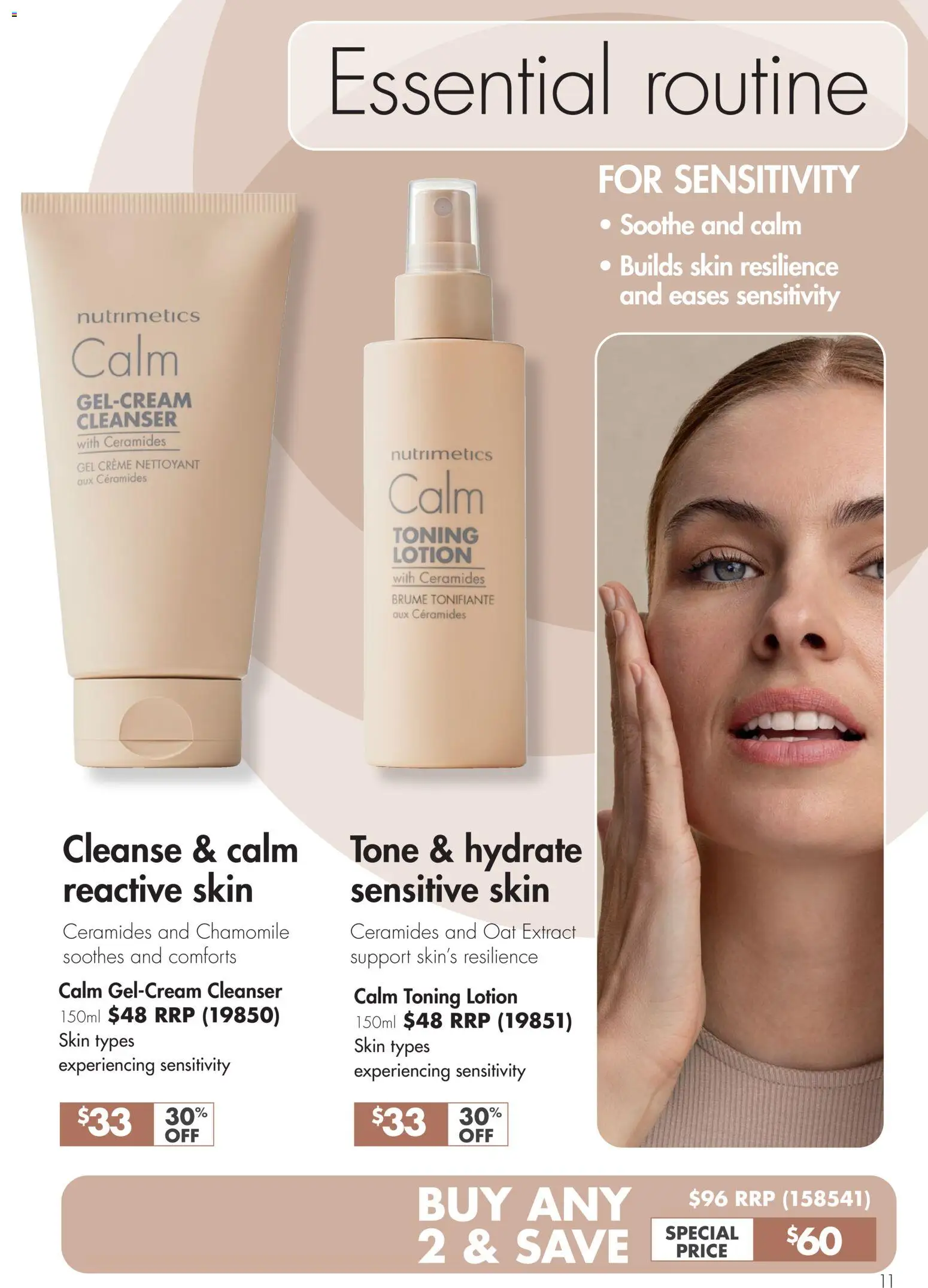 Nutrimetics catalogue - valid from 01.01.2026 | Page: 11 | Products: Lotion, Sensitive skin