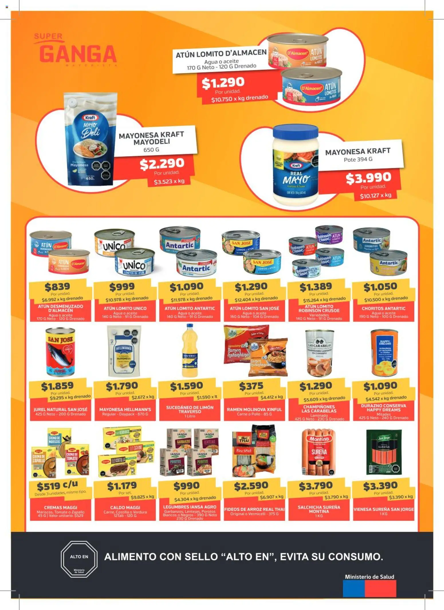 Super Ganga ofertas  │ válido desde el 17.02.2026 | Página: 4 | Productos: Vienesa, Agua, Lentejas, Aceite