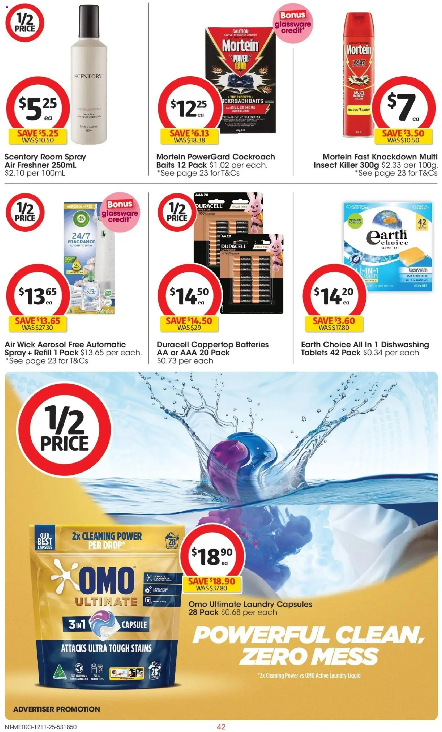 Coles catalogue - valid from 12.11.2025 | Page: 42 | Products: Fragrance, Glassware, Laundry, Tablets