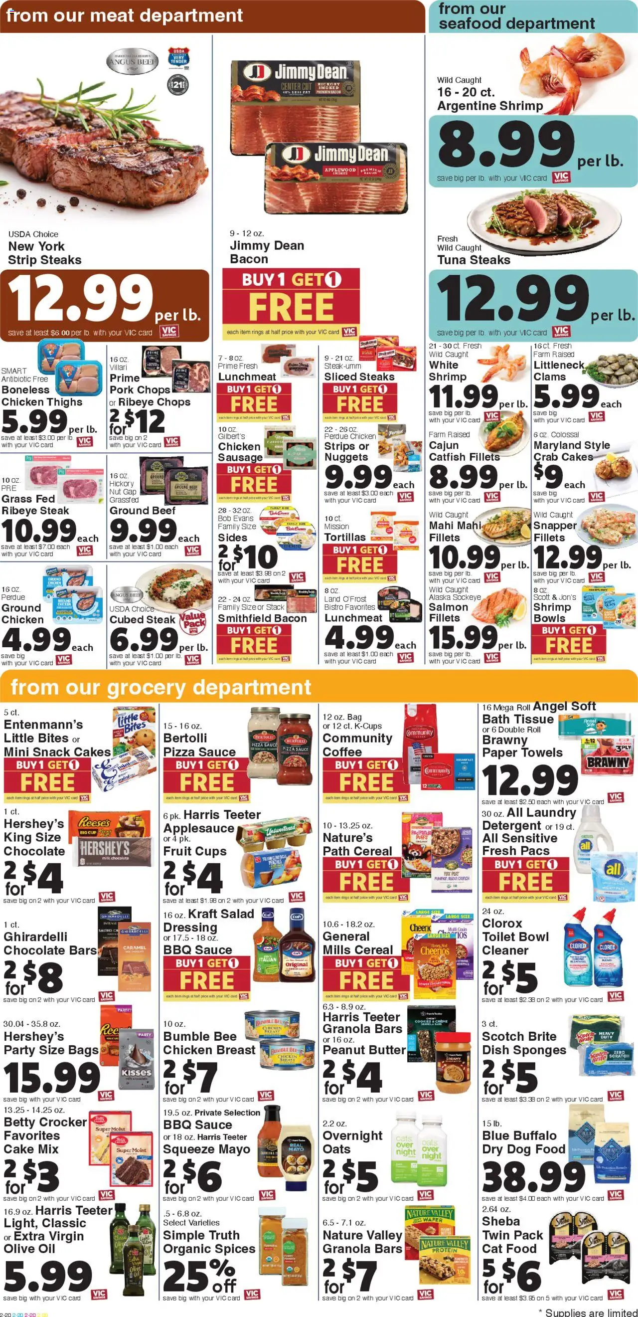 Harris Teeter Weekly Ad - valid from 10.09.2025 | Page: 4 | Products: Cat Food, Oil, Detergent, Salad