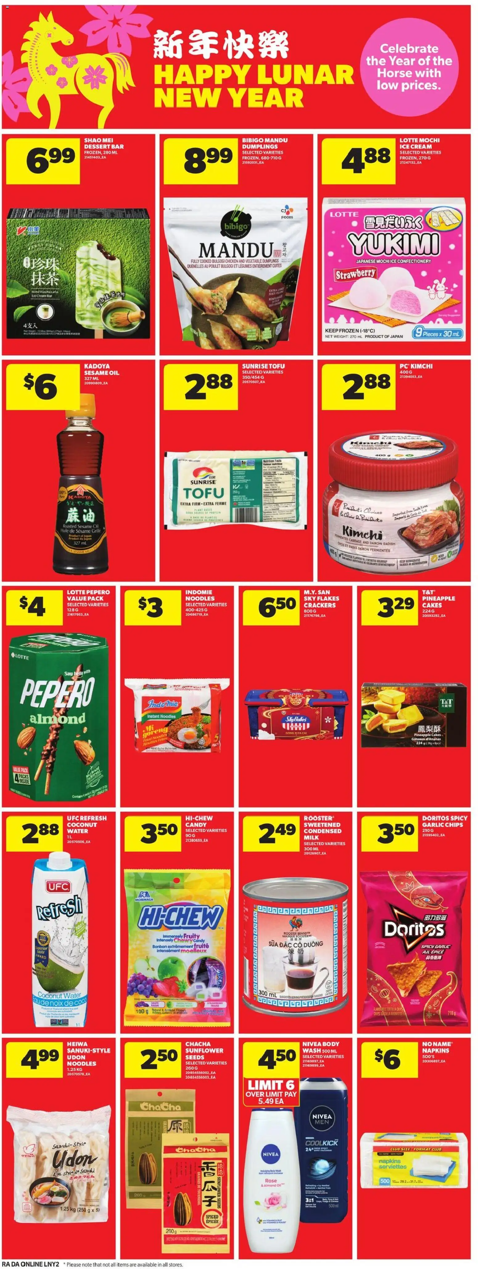 Atlantic Superstore flyer valid from 22.01.2026 | Page: 16 | Products: Noodles, Pineapple, Ice cream, Oil