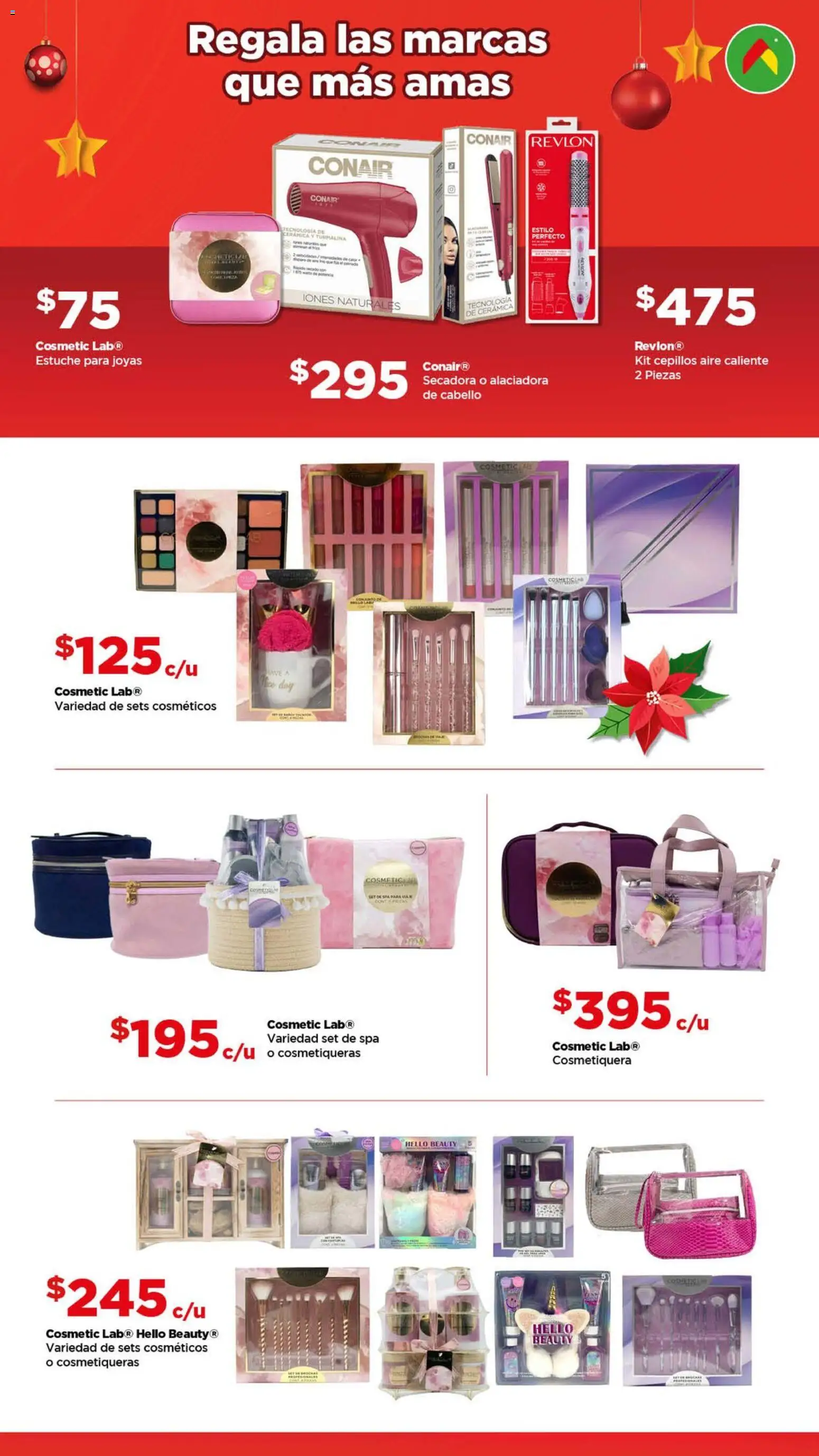 Nuevas ofertas de Bodega Aurrerá válidas en toda la República Mexicana desde el 01.12.2025. ¡Encuentra las mejores ofertas en Bodega Aurrerá folleto Navidad! | Página: 4 | Productos: Secadora, Estuche