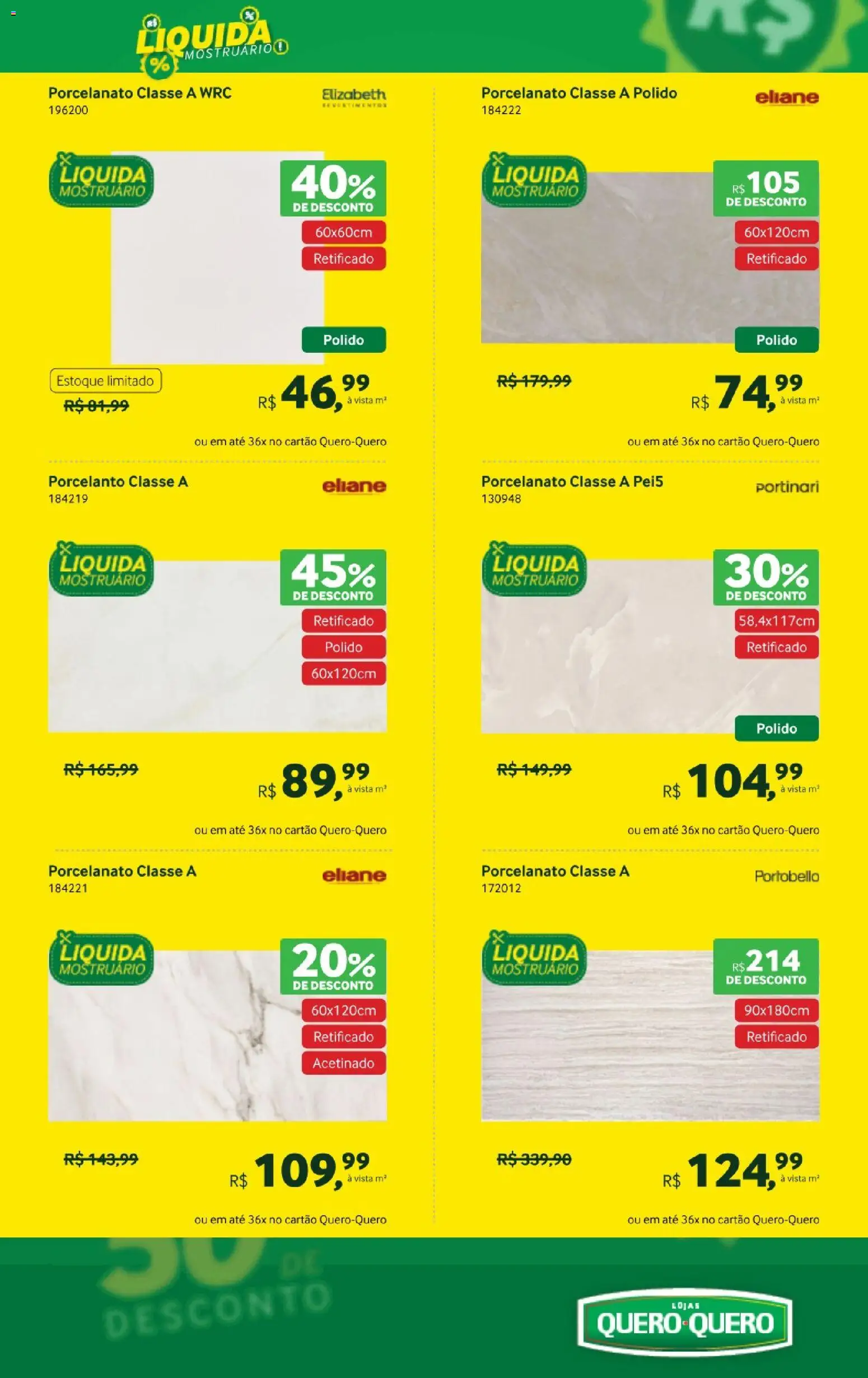 Lojas Quero-Quero Folheto - válido de 02.01.2026 | Página: 3 | Produtos: Porcelanato