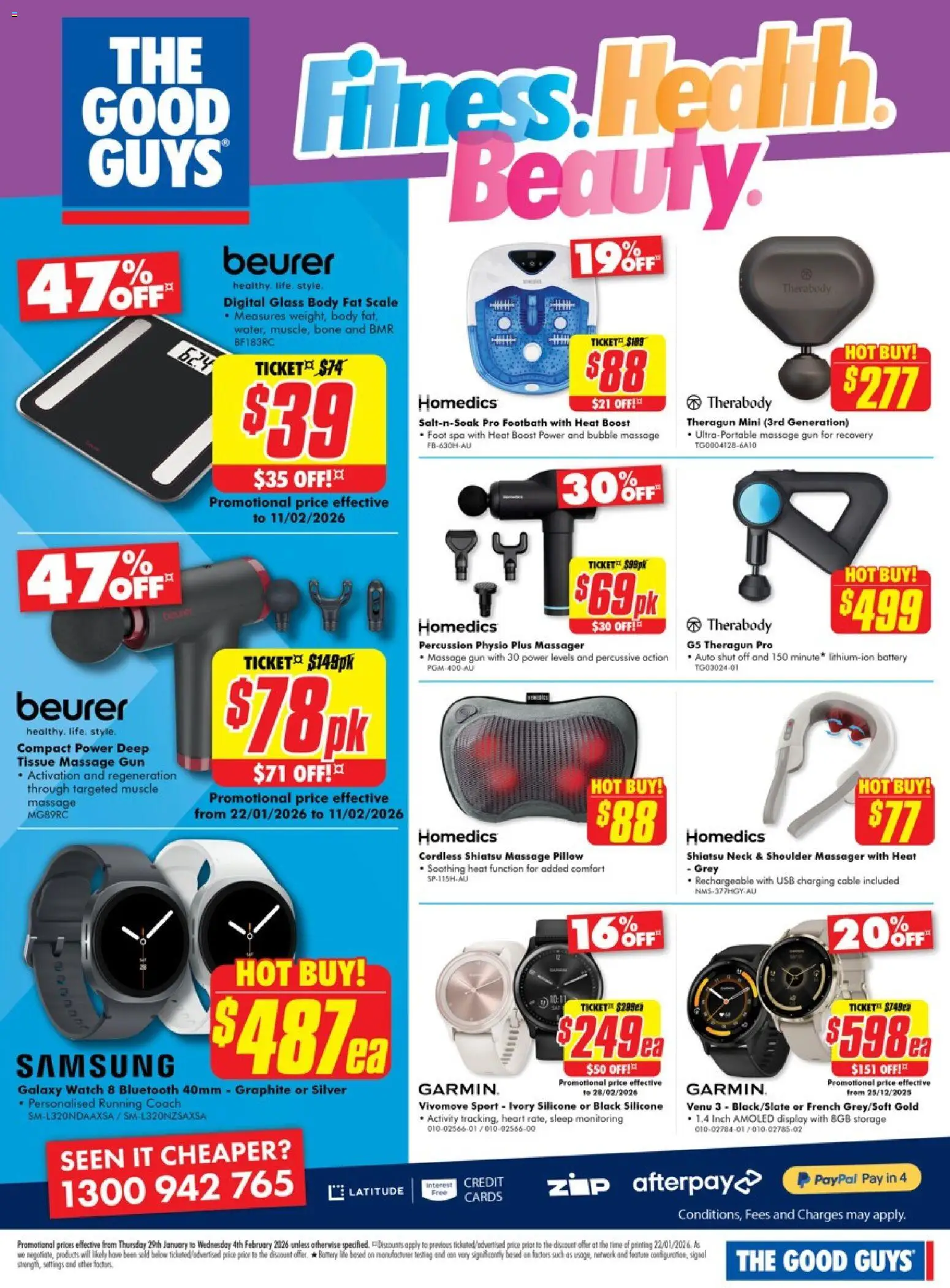 The Good Guys catalogue - valid from 28.01.2026 | Page: 18 | Products: Battery, Watch, Usb, Pillow