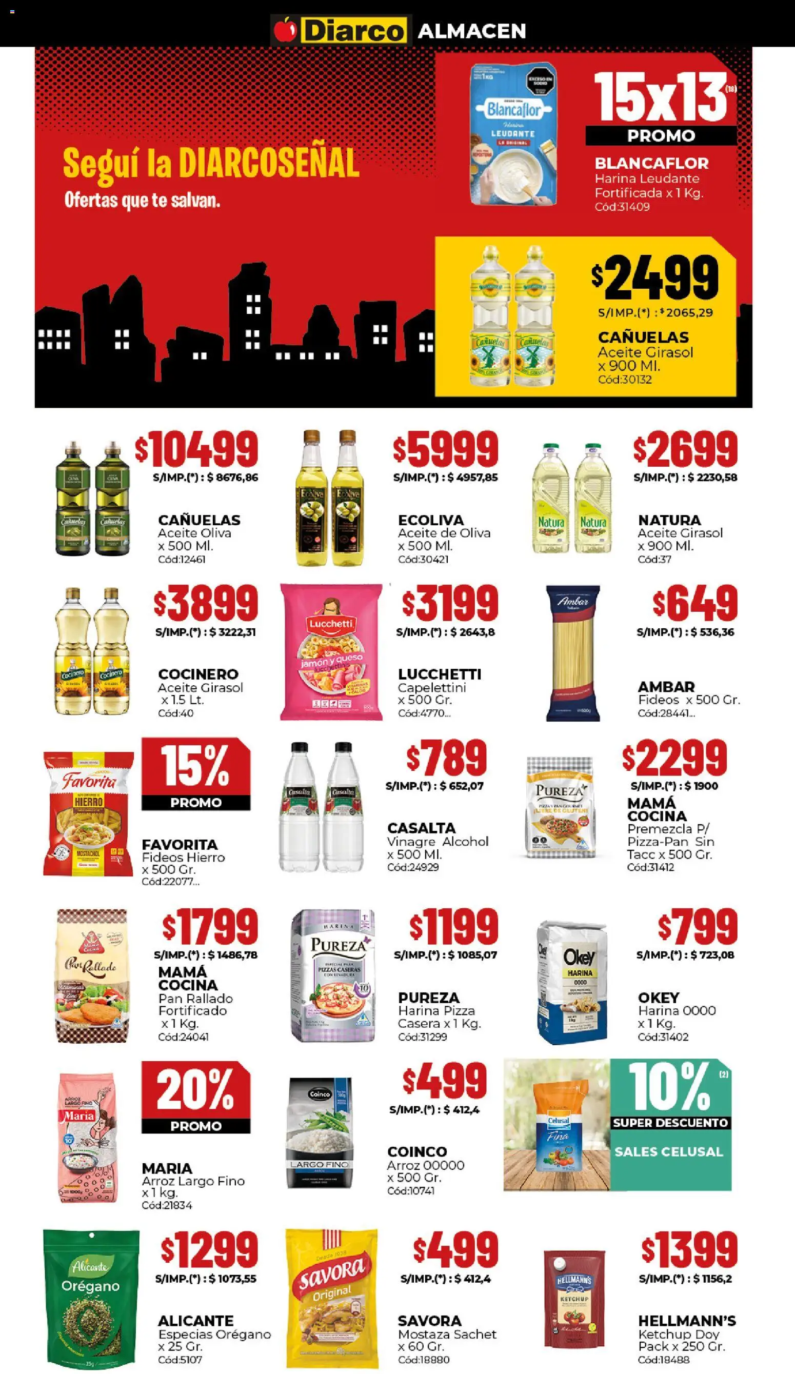 Diarco - Black Friday │ válido desde el 17.11.2025 | Página: 6 | Productos: Cocina, Aceite, Pan, Orégano