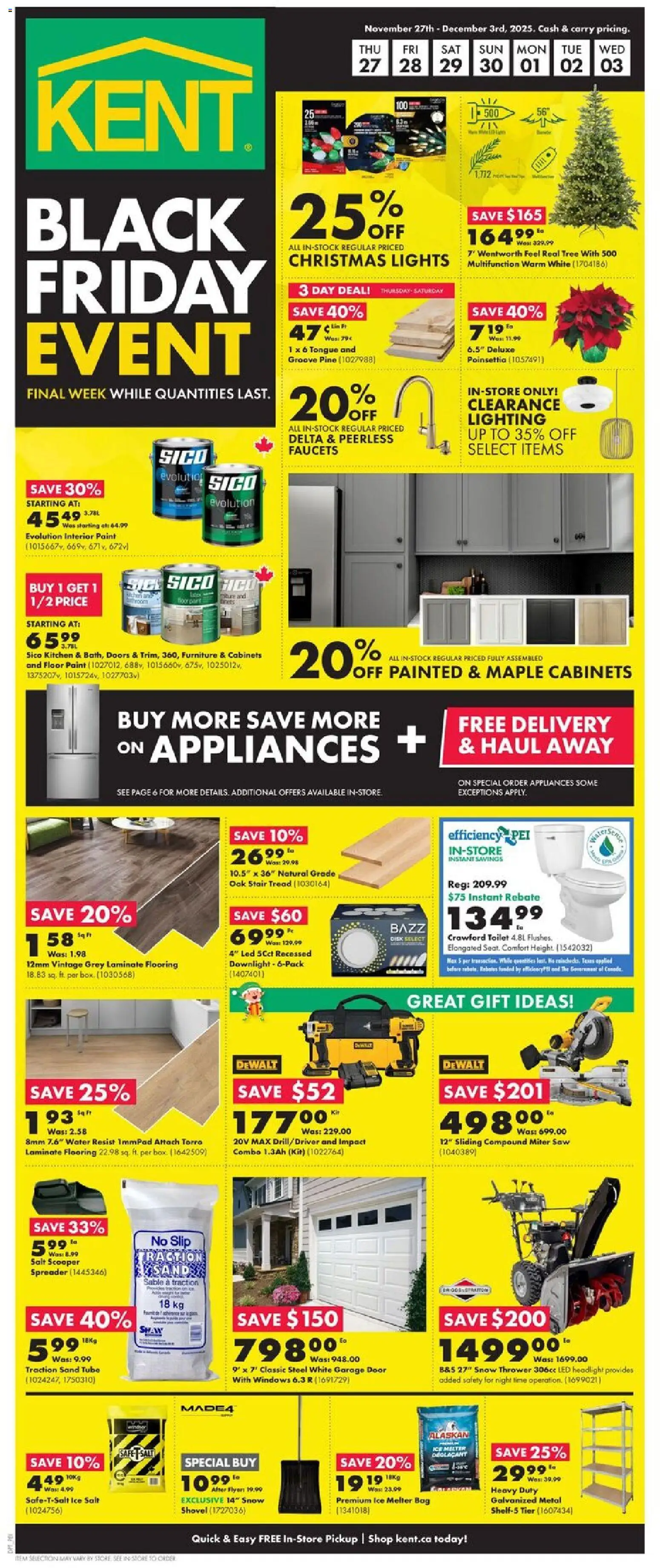 Kent flyer valid from 27.11.2025 | Page: 1 | Products: Disk, Bag, Box