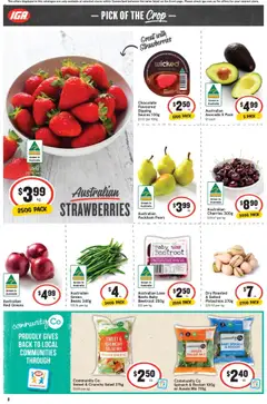 IGA catalogue - valid from 16.07.2025 | Page: 8 | Products: Strawberries, Avocado, Rocket, Beetroot