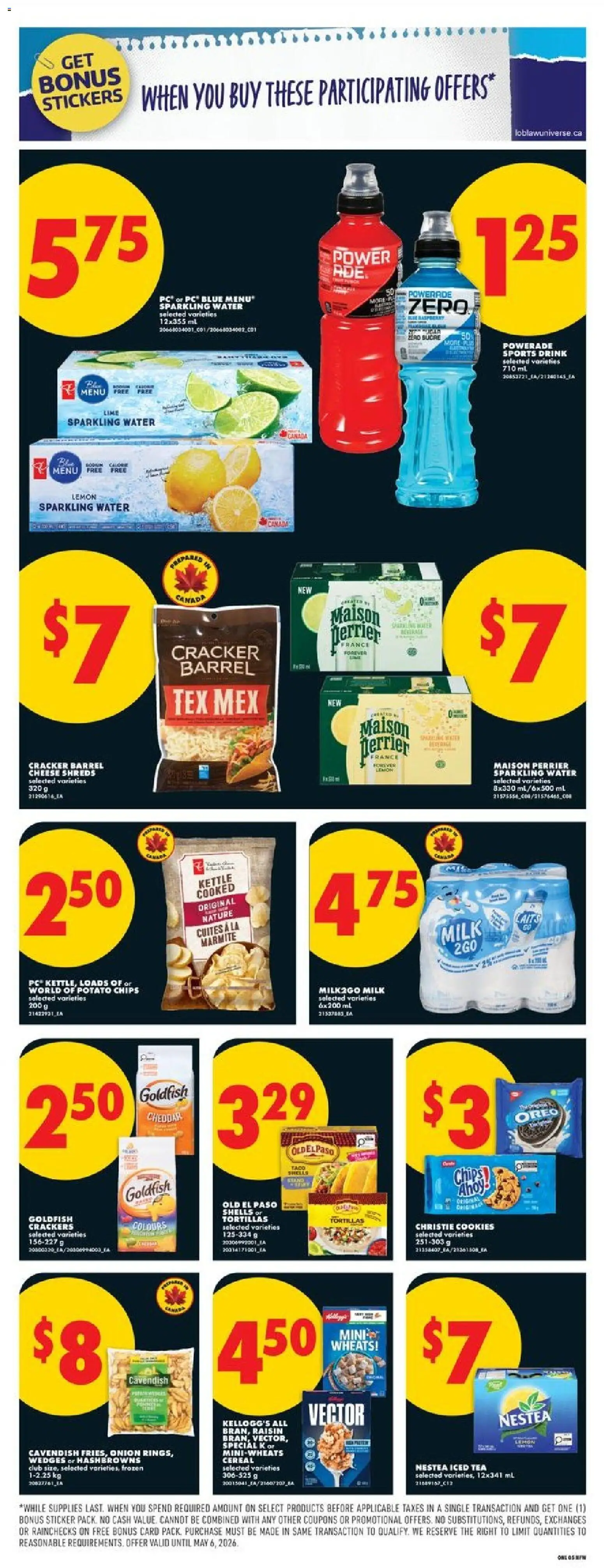 No Frills flyer valid from 16.04.2026 | Page: 13 | Products: Tea, Cookies, Potatoes, Cheese