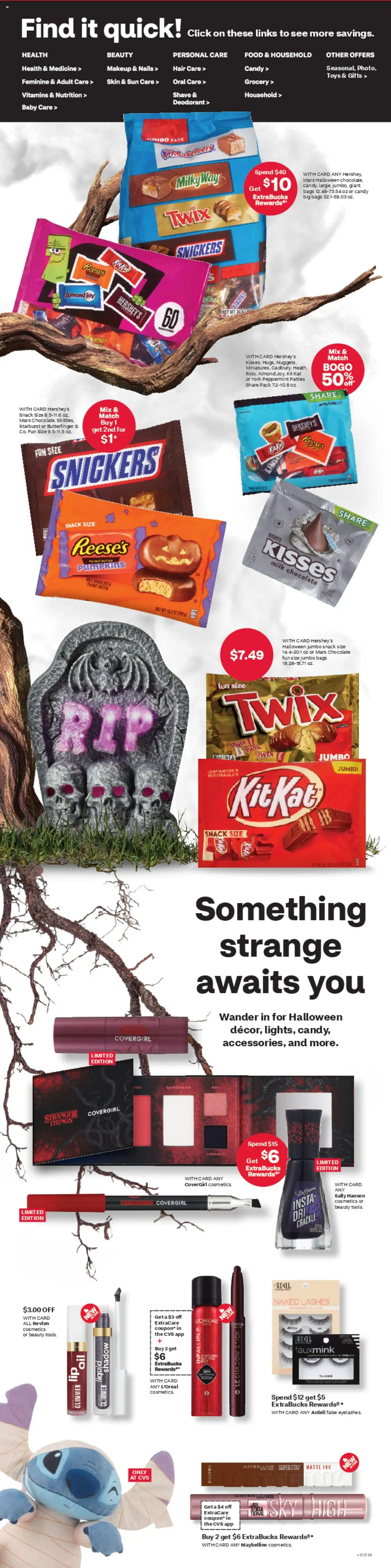 CVS Pharmacy Weekly Ad - CT - valid from 12.10.2025 | Page: 3 | Products: Peppermint, Milk, Chocolate, Deodorant