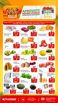 Semar Supermercado - Ofertas Terça e Quarta da Feira - Pré-Visualização do folheto da loja Semar Supermercado, válido de 27.01.2026