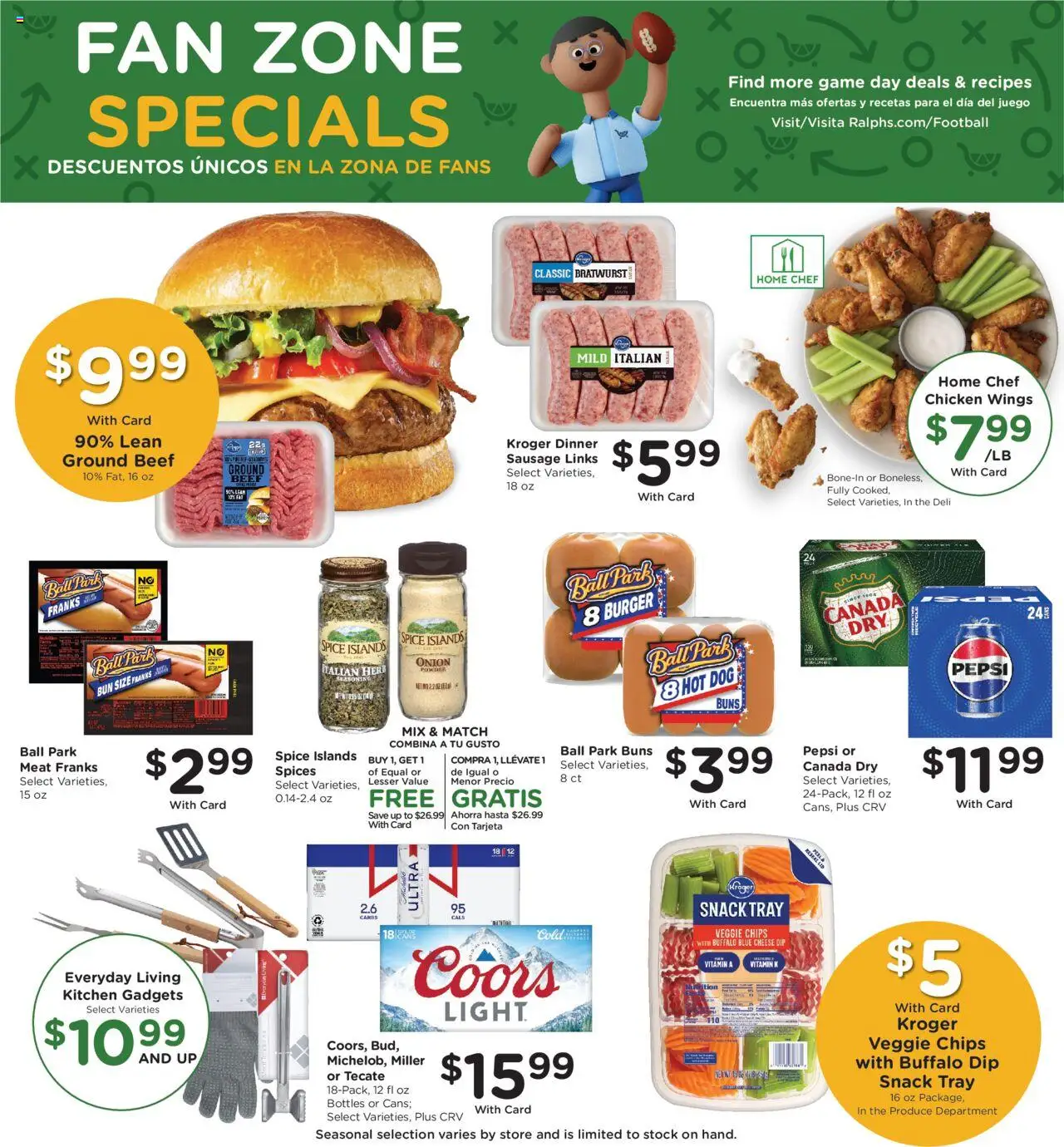 Ralphs Weekly Ad - valid from 17.09.2025 | Page: 7 | Products: Powder, Beef, Chips, Onion