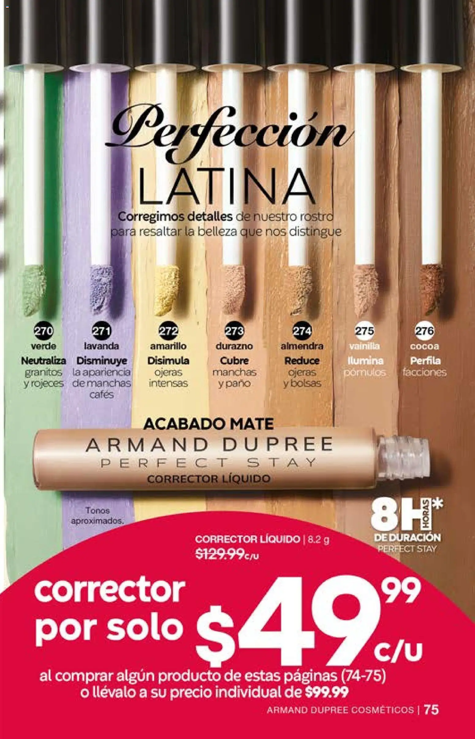 Nuevas ofertas de Fuller válidas en toda la República Mexicana desde el 29.04.2026. ¡Encuentra las mejores ofertas en Fuller campaña 2 2026! | Página: 75 | Productos: Durazno, Almendra, Mate, Corrector