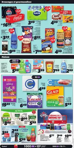 Preview of IGA weekly flyer / circulaire from shop IGA valid from 30.10.2025 | Page: 10 | Products: Cookies, Fabric softener, Detergent, Table