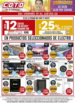 Vista previa Coto - Electro Motivo válido desde el 19.09.2025