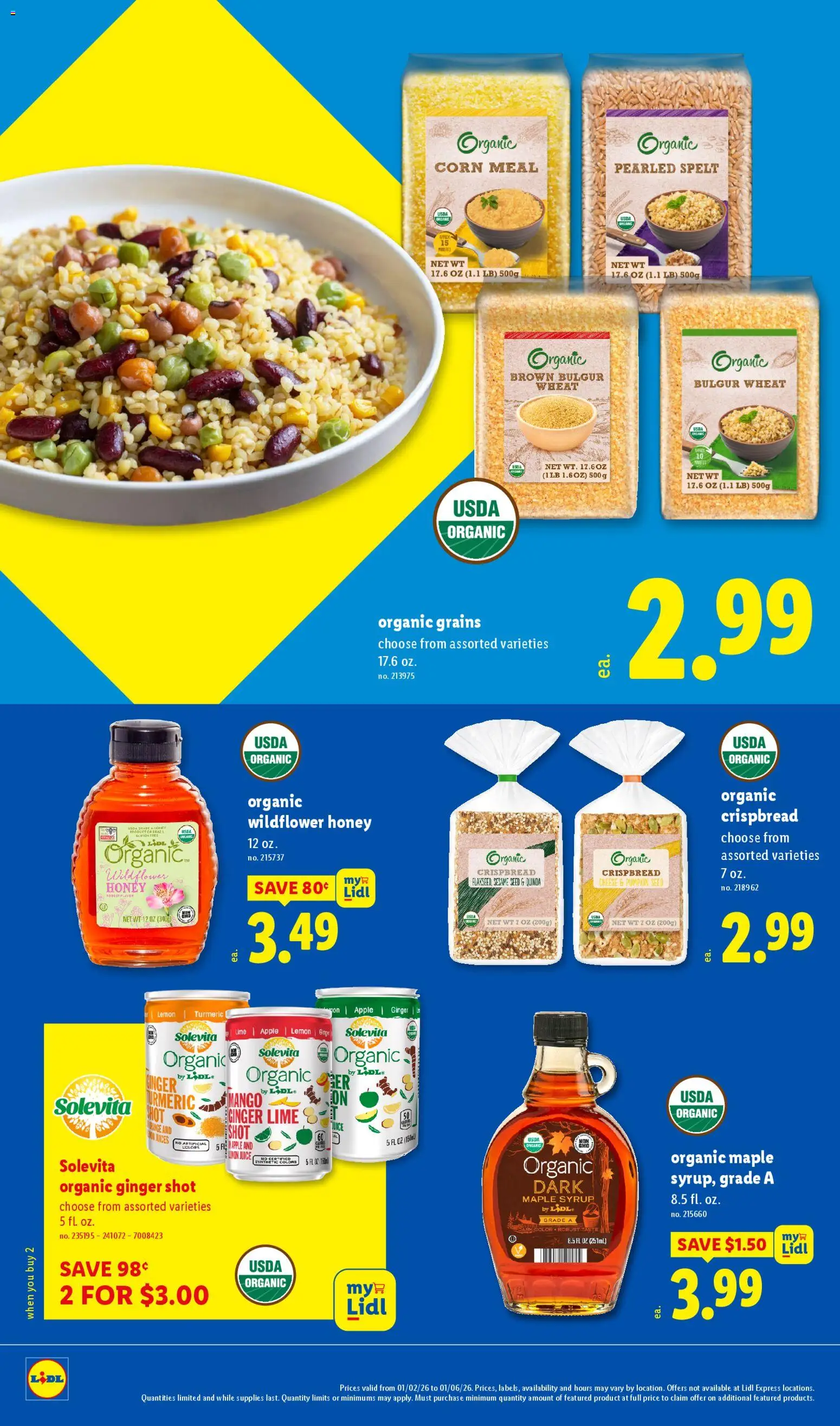 Lidl Weekly Ad - valid from 02.01.2026 | Page: 18 | Products: Turmeric, Cheese, Juice, Pumpkin