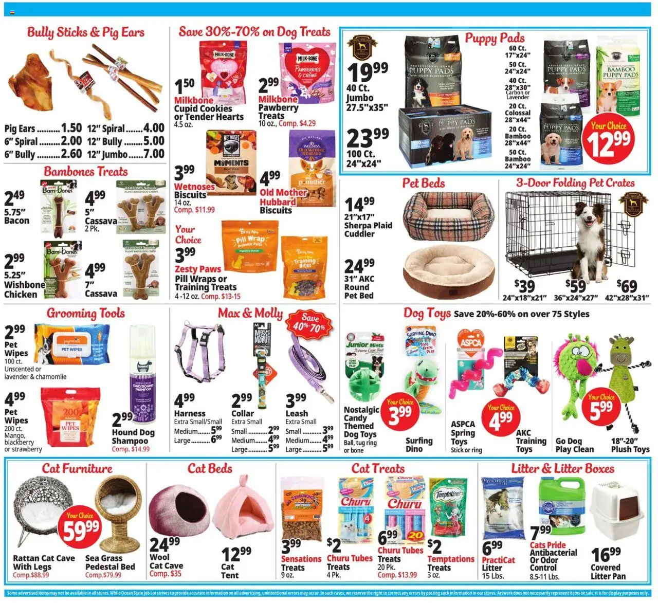 Ocean State Job Lot Weekly Ad - valid from 31.07.2025 | Page: 16 | Products: Bed, Dog Treats, Beef, Cookies