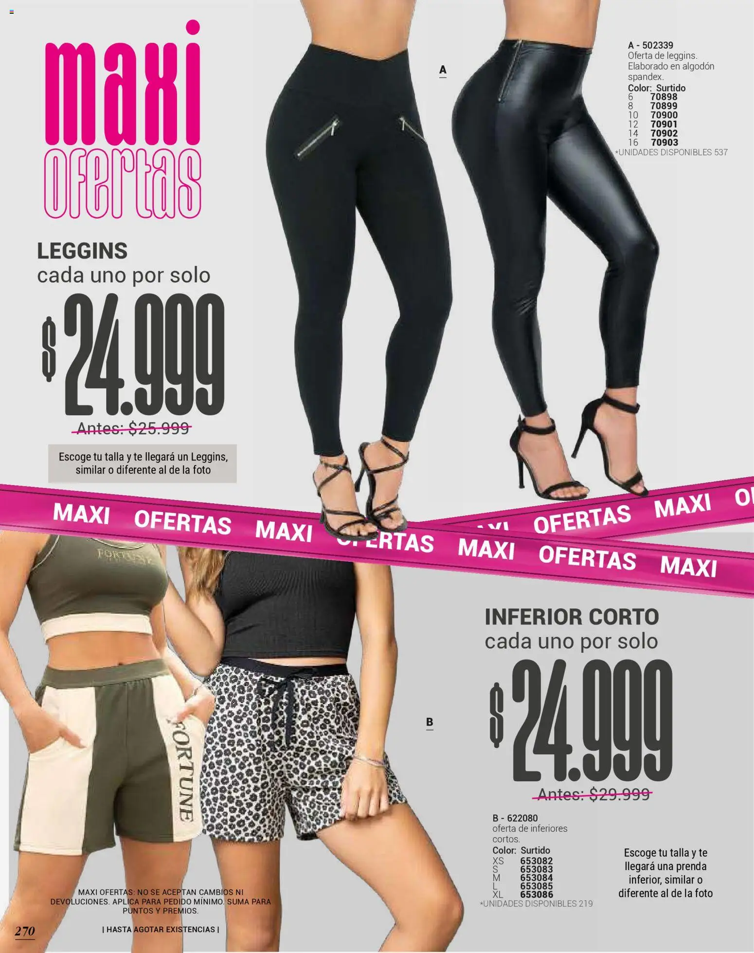 Carmel revista - valida desde el 01.03.2026 | Página: 270 | Productos: Té, Algodón, Leggins