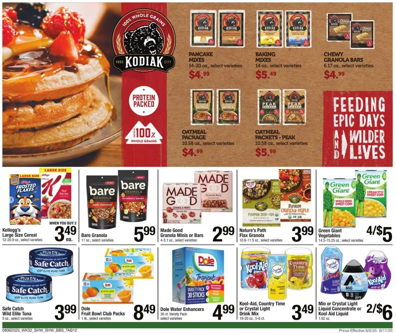 Shaw's Big Book of Savings - valid from 06.08.2025 | Page: 12 | Products: Corn, Pineapple, Flakes, Pumpkin