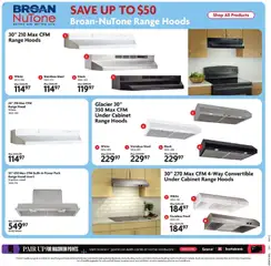 Preview of Home Hardware weekly flyer / circulaire from shop Home Hardware valid from 09.04.2026 | Page: 24 | Products: Range hood, Cabinet