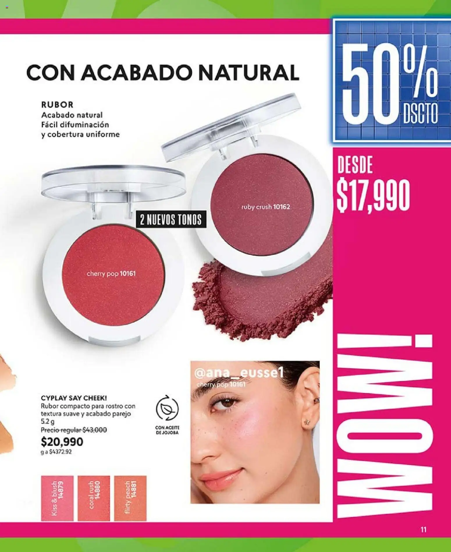 CyZone revista - valida desde el 20.02.2026 | Página: 11 | Productos: Rubor, Aceite