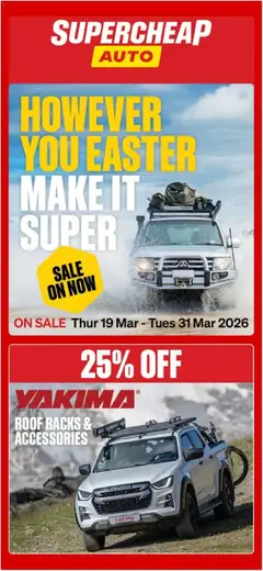 Preview of Supercheap Auto catalogue - valid from 19.03.2026