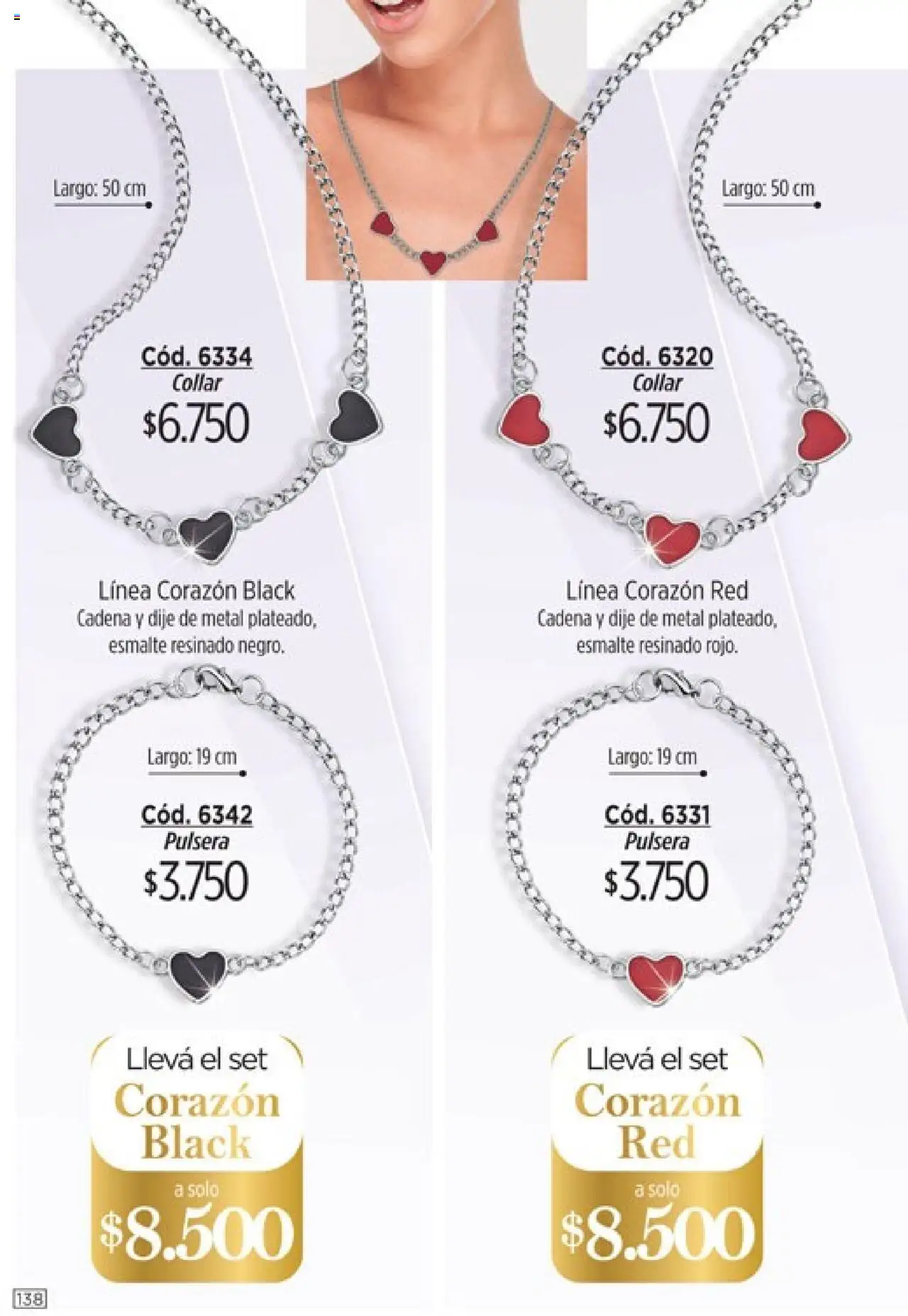 Catálogo Amodil Campaña 14 │ válido desde el 19.08.2025 | Página: 138 | Productos: Pulsera, Collar, Dije, Cadena