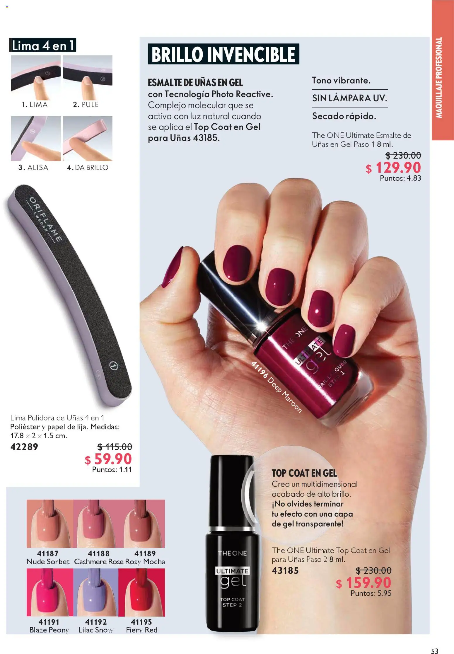 Nuevas ofertas de Oriflame válidas en toda la República Mexicana desde el 27.12.2025. ¡Encuentra las mejores ofertas en Oriflame campaña 1 2026! | Página: 53 | Productos: Lima, Brillo, Top, Lámpara
