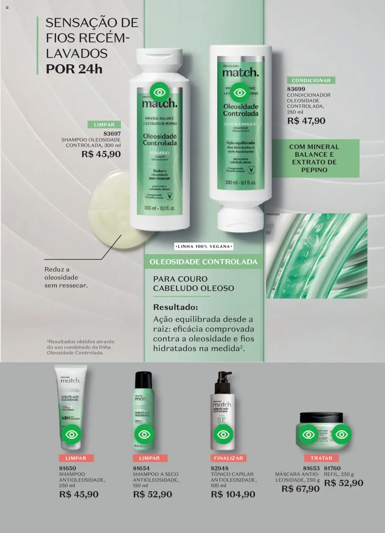 O Boticário Folheto - válido de 11.08.2025 | Página: 162 | Produtos: Shampoo, Shampoo a seco, Tônico, Condicionador