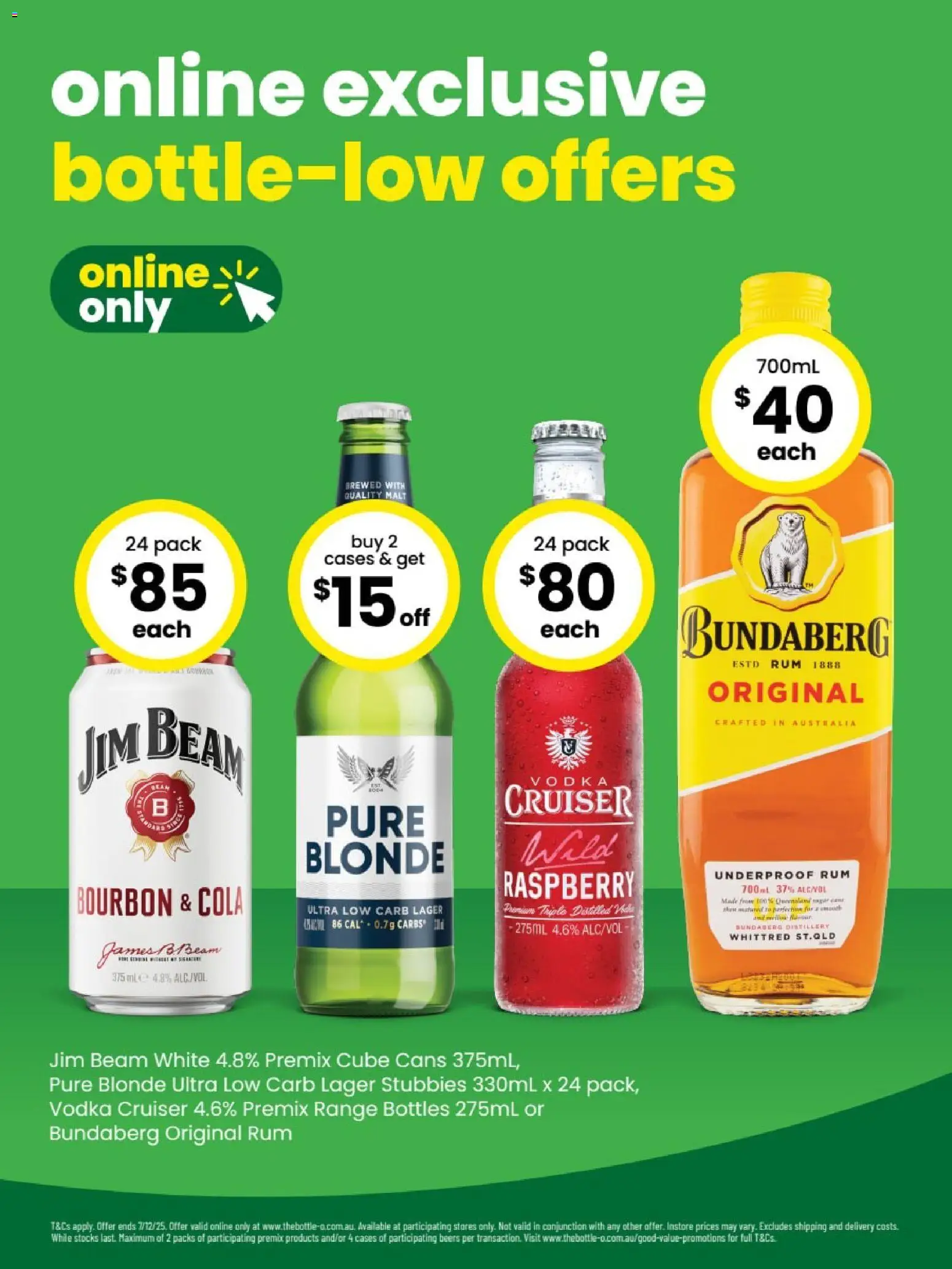 The Bottle-O catalogue - valid from 24.11.2025 | Page: 3 | Products: Bourbon, Vodka, Rum, Raspberry