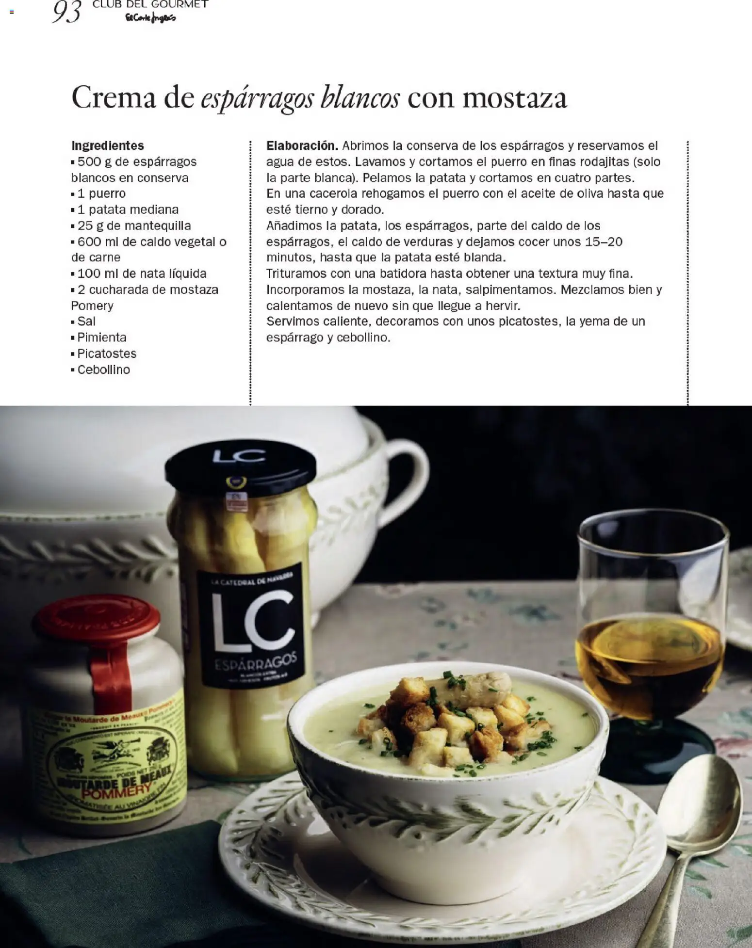 Nuevas ofertas de El Corte Inglés válidas en toda la República Mexicana desde el 11.12.2025. ¡Encuentra las mejores ofertas en El Corte Inglés catálogo Gourmet! | Página: 93 | Productos: Mostaza, Sal, Aceite de oliva, Batidora