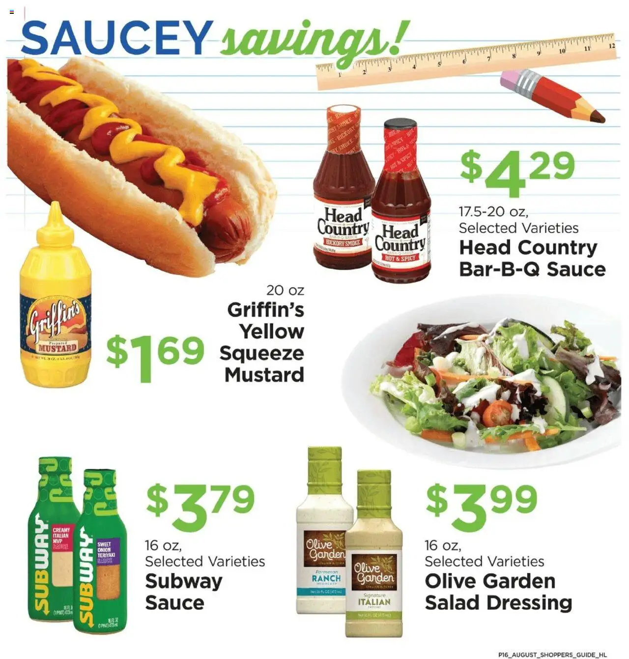 Homeland Bring Savings Home Shopper's Guide - valid from 01.08.2025 | Page: 16 | Products: Salad, Sauce, Onion