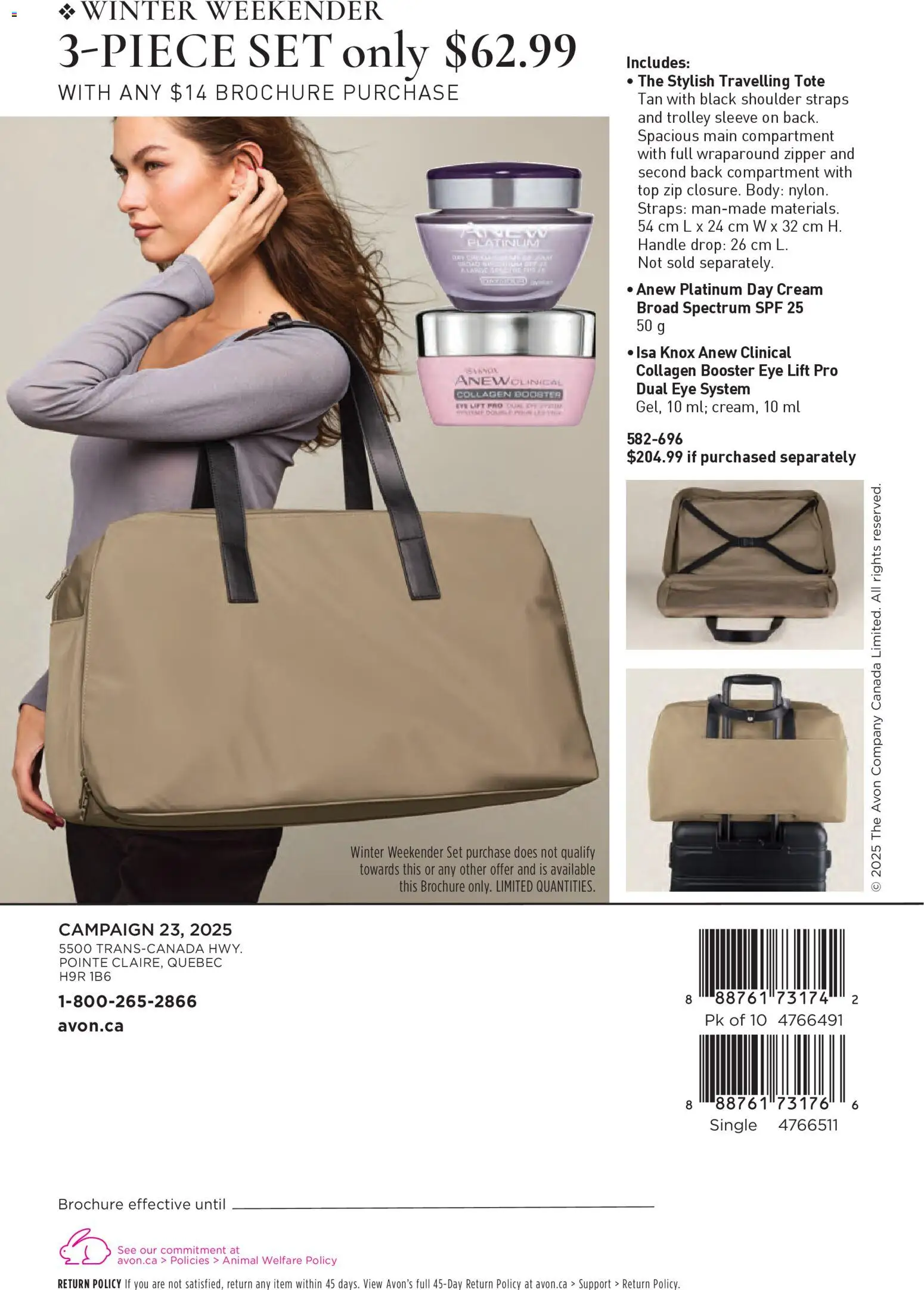 Avon flyer valid from 06.11.2025 | Page: 164 | Products: Travel bag, Cream, Bag
