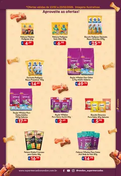 Supermercados Rondon - Ofertas Pets - Pré-Visualização do folheto da loja Supermercados Rondon, válido de 13.02.2026 | Página: 2 | Produtos: Biscoito, Peixe, Carne, Frango