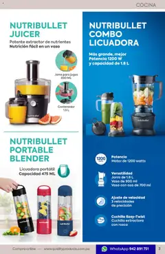Catálogo Quality Products válido desde 01.07.2025 | Página: 3 | Productos: Cocina, Licuadora
