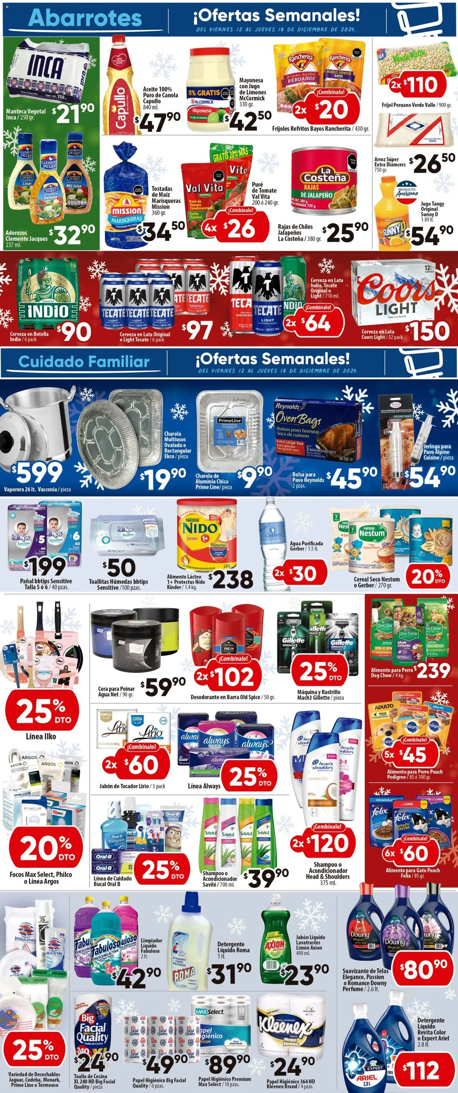 Nuevas ofertas de Calimax válidas en toda la República Mexicana desde el 12.12.2025. ¡Encuentra las mejores ofertas en Calimax folleto Rosarito! | Página: 5 | Productos: Detergente, Toallitas húmedas, Suavizante, Toalla