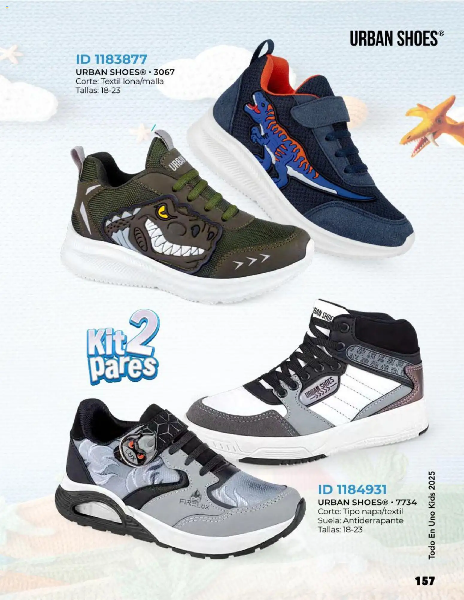 Nuevas ofertas de Price Shoes válidas en toda la República Mexicana desde el 27.10.2025. ¡Encuentra las mejores ofertas en Price Shoes catálogo Kids todo en uno! | Página: 157