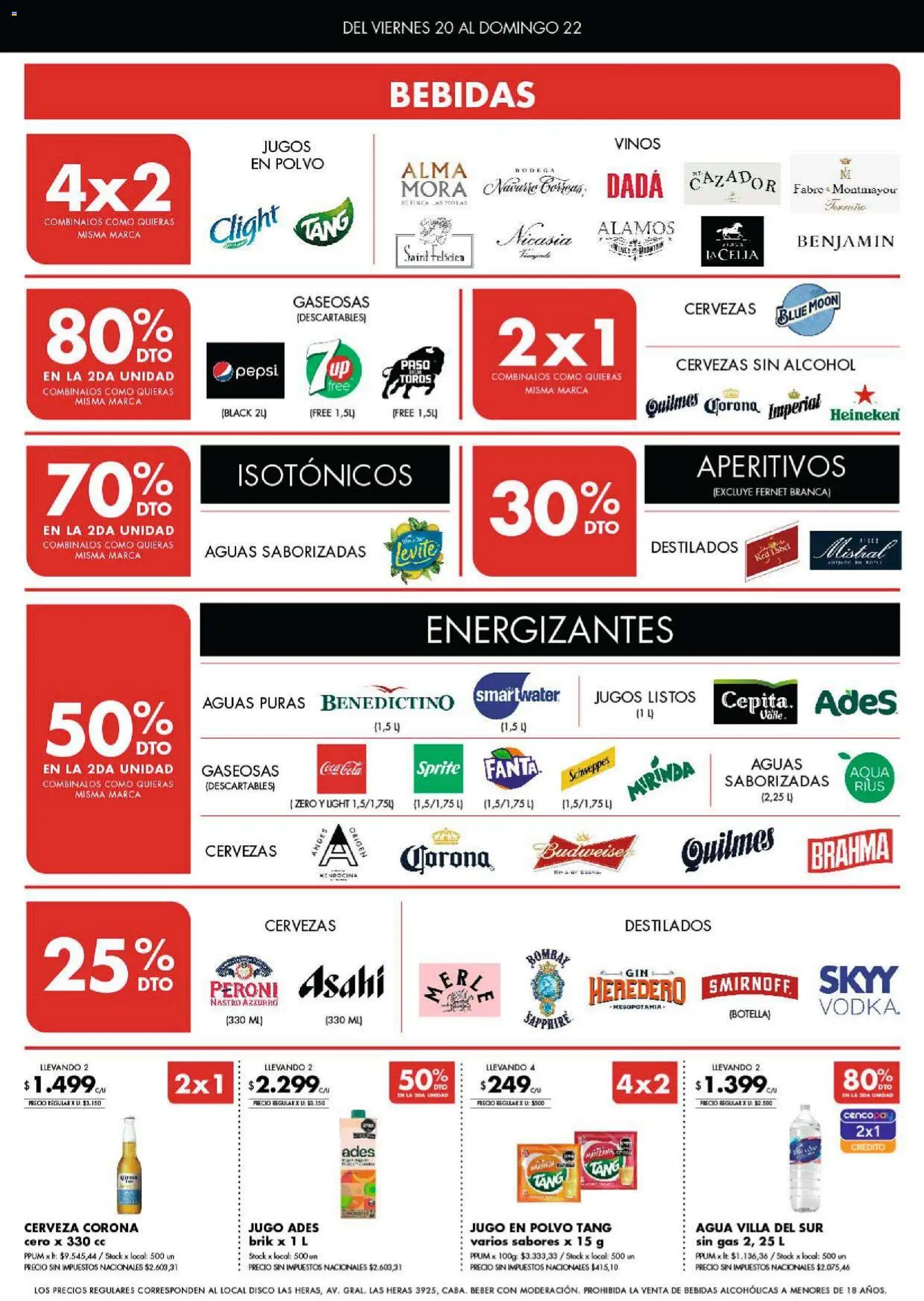 Disco ofertas │ válido desde el 20.03.2026 | Página: 5 | Productos: Botella, Polvo, Fernet, Jugo